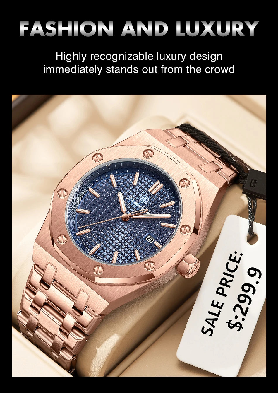 PAAZOMU Top Luxury Man Watch Waterproof Luminous Date Men Watch Stainless Steel Male Clock Sport Fashion Men's Quartz Watches