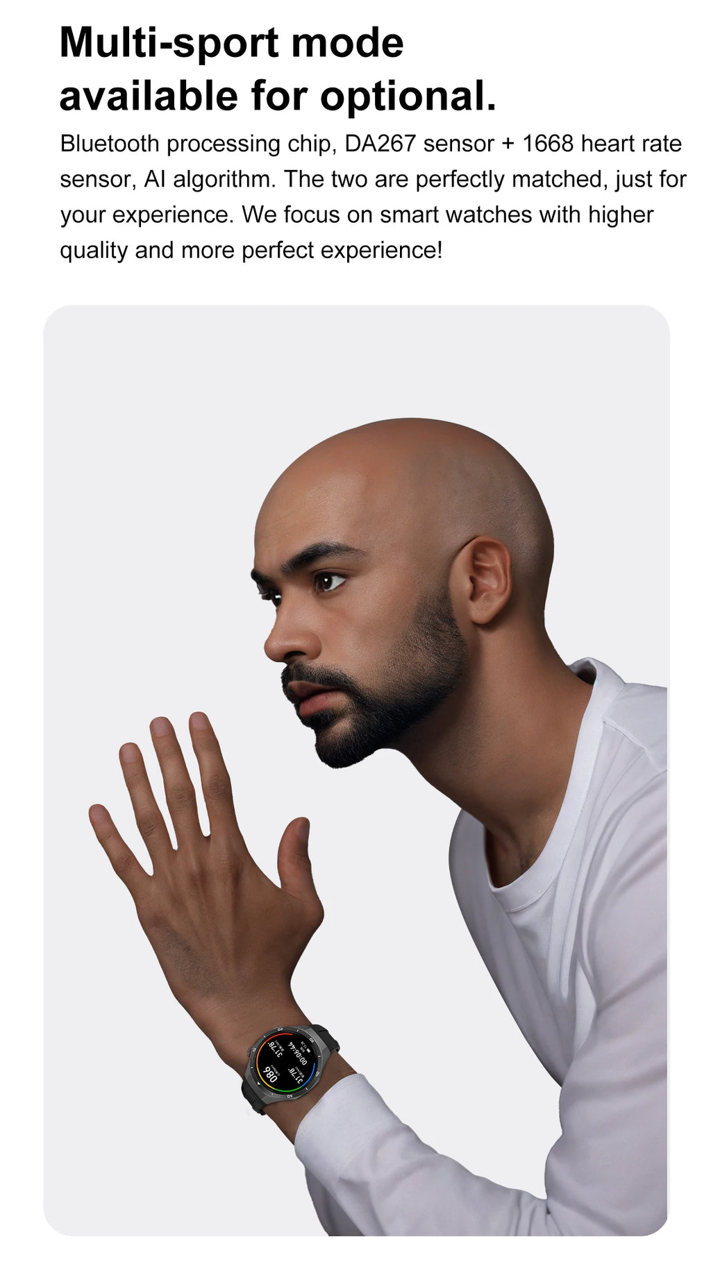 2025 New Smart Watch Men AMOLED Screen 4GB Memory Music Player GPS Sports Fitness Tracker IP68 Waterproof Smartwatches