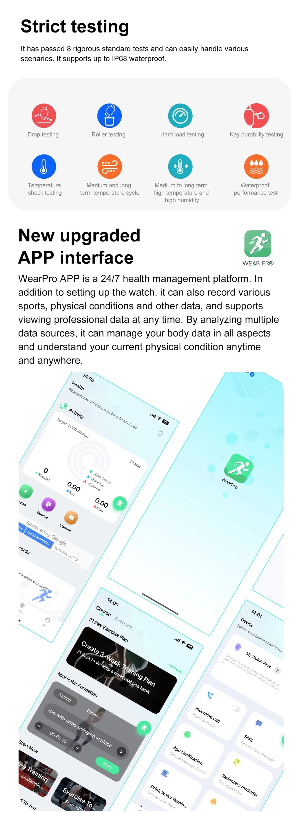 2025 New Smart Watch Men AMOLED Screen 4GB Memory Music Player GPS Sports Fitness Tracker IP68 Waterproof Smartwatches