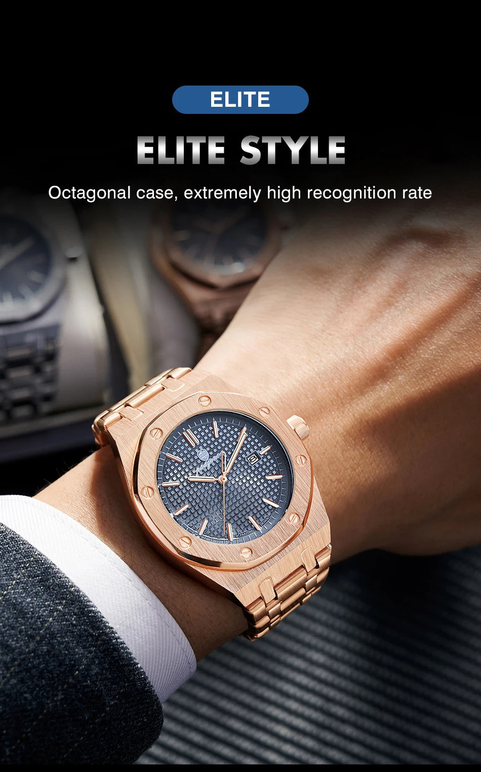 PAAZOMU Top Luxury Man Watch Waterproof Luminous Date Men Watch Stainless Steel Male Clock Sport Fashion Men's Quartz Watches