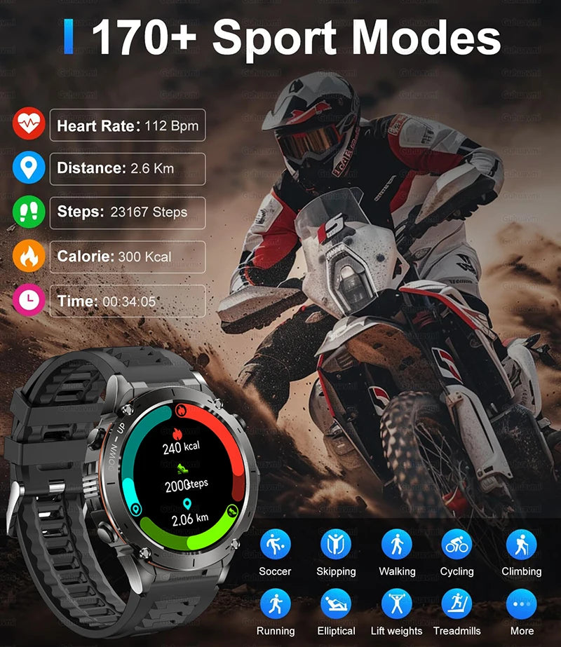 2025 New For Xiaomi IOS Ultra GPS Smart Watch 10ATM Waterproof Built-in Dual-band GNSS Compass Military Sport Men SWIM Bracelet