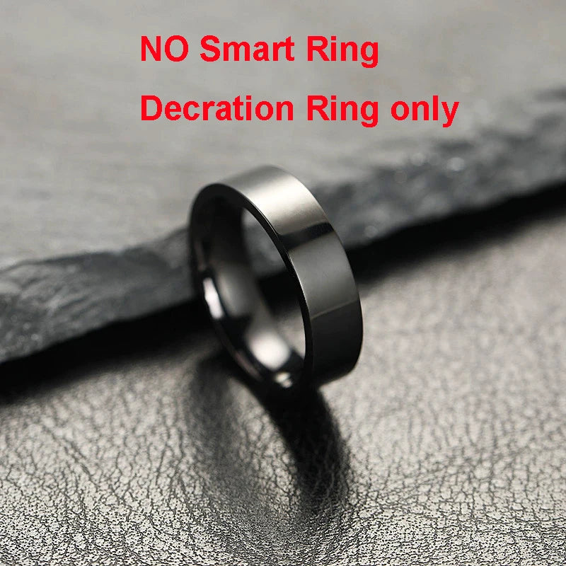 2025 New Smart Ring Men Women, Heart Rate and Blood Oxygen Monitor Smartring IP68 & 5ATM Waterproof, Multi-sport Mode Rings Man