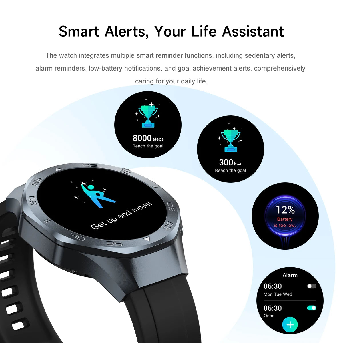 2025 New GPS Trackr GT5 Pro SmartWatch Men Heart Rate Bluetooth Call Compass 3ATM Waterproof Outdoor Sports Smart Bracelet Women