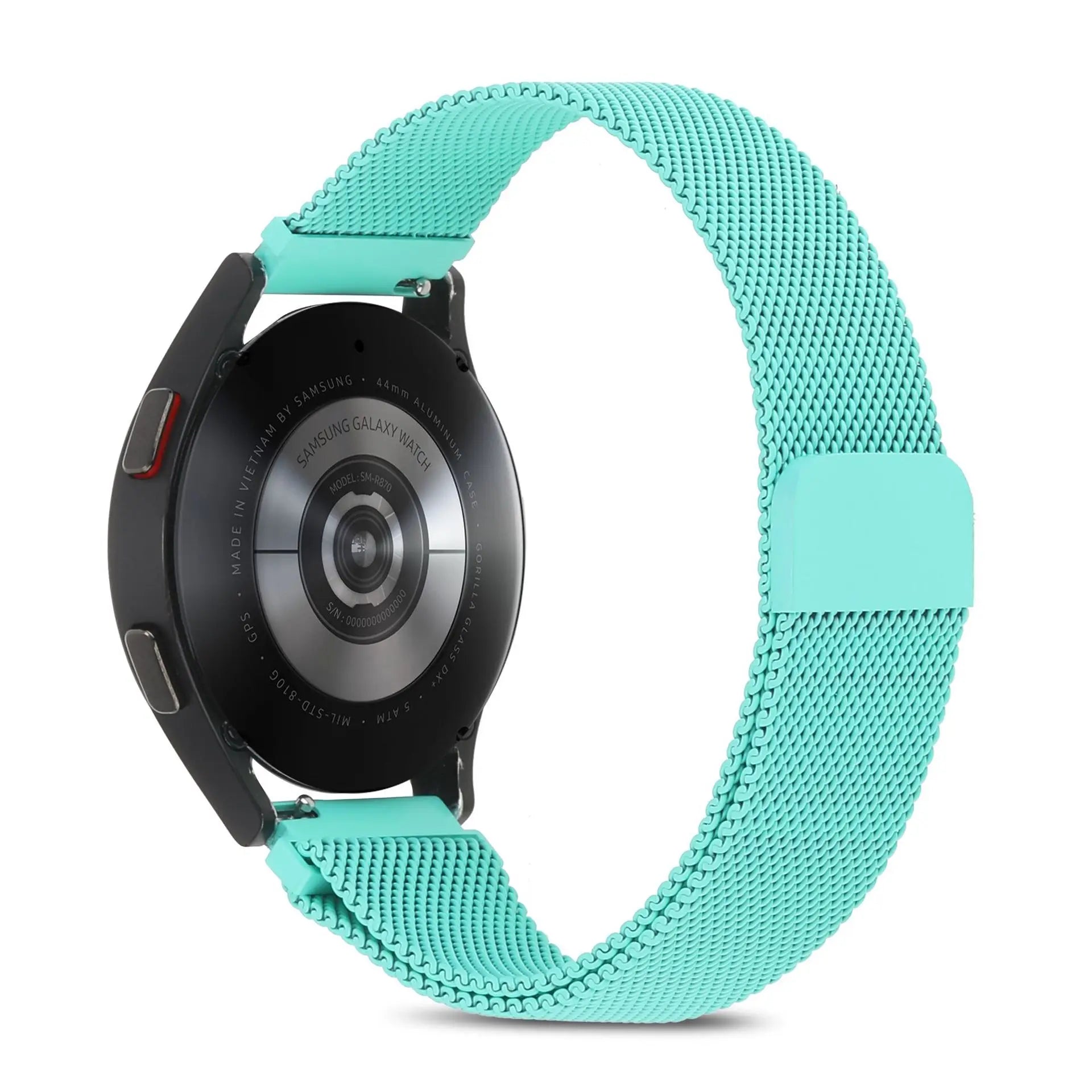 20 22mm Milanese Loop For Samsung watch 3 4 5 6/Active 2/S3 WatchBand For Garmin Forerunner 55 158 245 645 965 265 745 SQ2 MUSIC