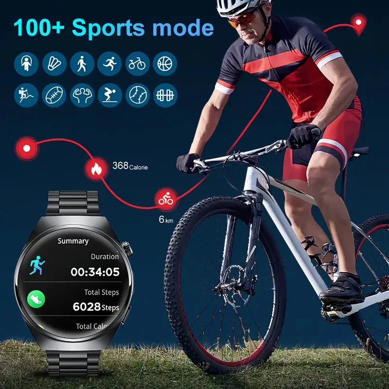 2025 New Original Smart Watch 2 in 1 Earbuds Watches 360*360 AMOLED Call Health Monitor Sport Tracker NFC Waterproof Smartwatchs