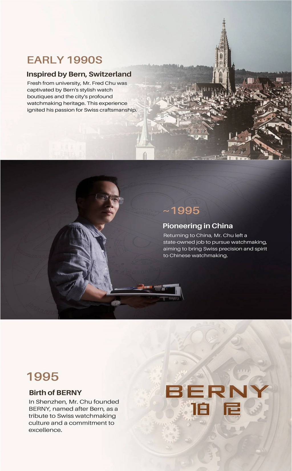 BERNY Titanium Watches for Men Super Luminous Sapphire Field Pilot Men's Watch Outdoor Quartz Wristwatch Lightweight 5ATM