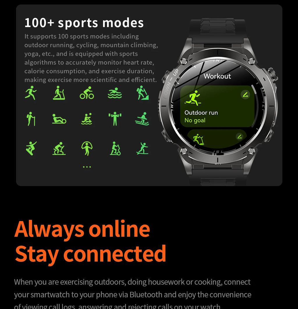 2025 New For Xiaomi IOS Ultra GPS Smart Watch 10ATM Waterproof Built-in Dual-band GNSS Compass Military Sport Men SWIM Bracelet