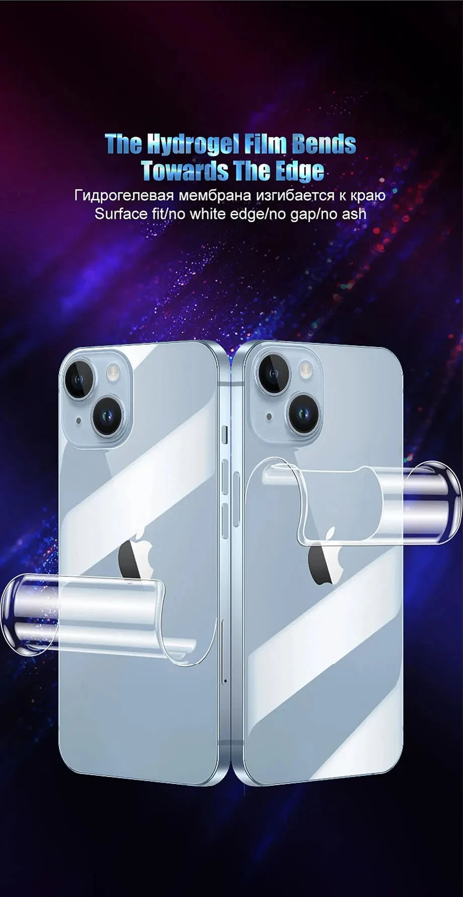 4PCS Hydrogel Film For iPhone 11 12 13 14 15 16 Pro Max Screen Protectors For iPhone 14 15 16 Plus 11 12 13 Back Film Not Glass