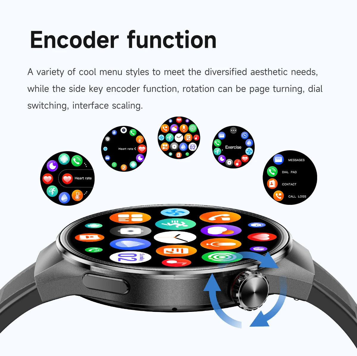 2025 New Watch G5 PlUS Smart Watch Men 1.75" HD AMOLED Screen GPS Track Heart Rate Bluetooth Call Compass SmartWatch