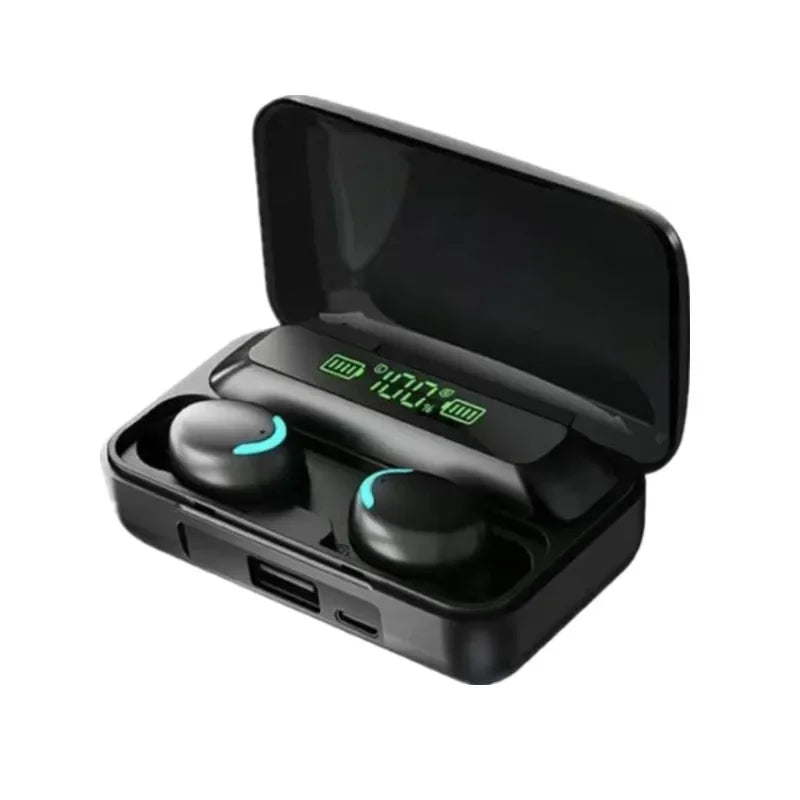 F9 Wireless Earphones Bluetooth Stereo Headphones Sport Waterproof Noise Reduction Wireless Earbuds with Mic for Lenovo Earphone