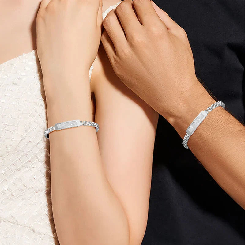 NNEOBA No-Screen Smart Watch Silver