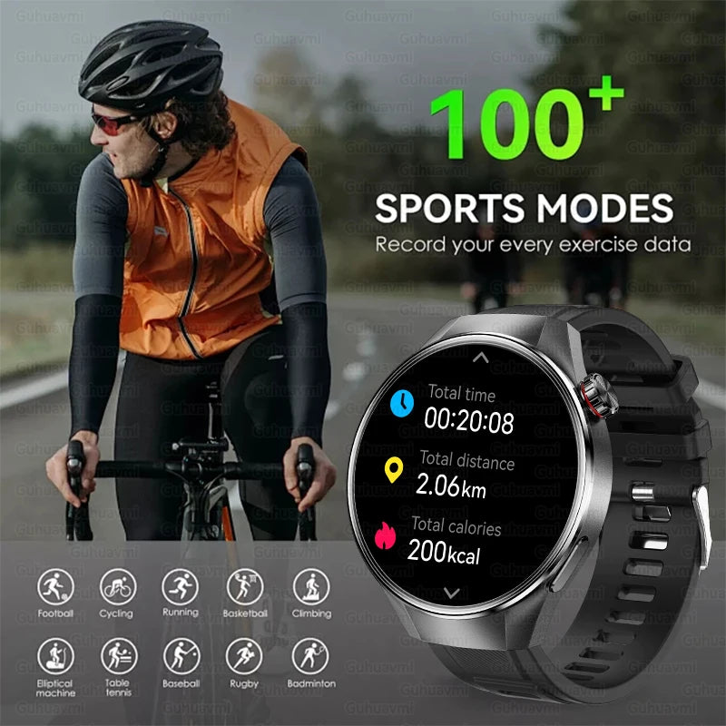 2025 New Watch G5 PlUS Smart Watch Men 1.75"AMOLED Screen GPS Track Compass Heart Rate Bluetooth Call SmartWatch For Android IOS