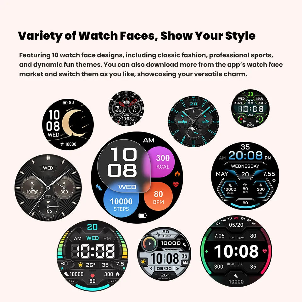 2025New T-Rex 3 GPS SmartWatch 1000mAh Battery AMOLED HD Men 10ATM&IP69K Waterproof Outdoor Fitness Military Call smart bracelet