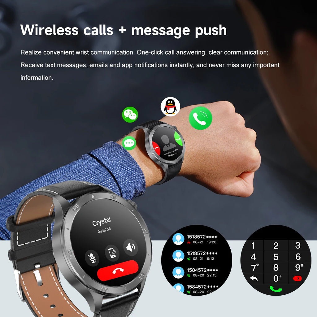 2025New For OPPO Watch X2 Smart Watch Men GPS Track Compass AMOLED Screen Bluetooth Call Heart Rate IP68 Waterproof Smartwatches