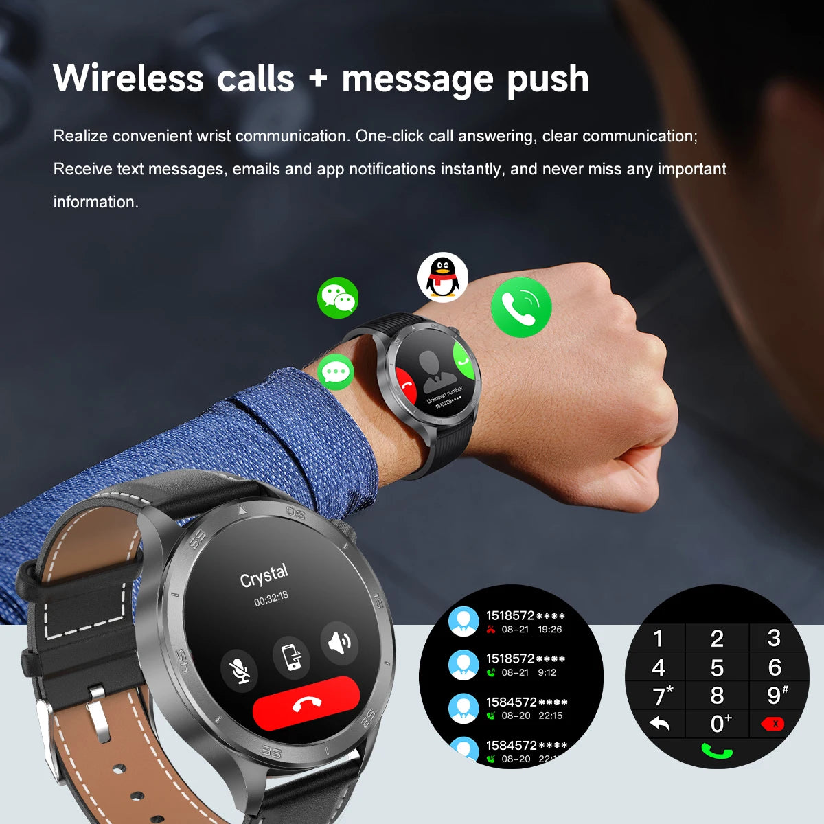 2025New For OPPO Watch X2 Smart Watch Men GPS Track Compass AMOLED Screen Bluetooth Call Heart Rate IP68 Waterproof Smartwatches