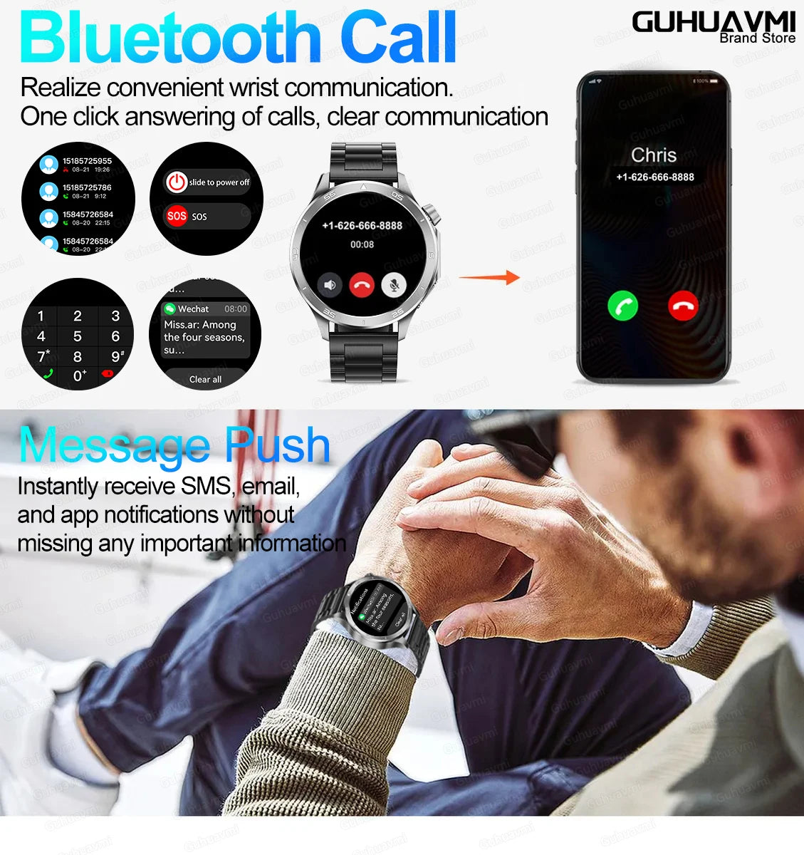 2025New For OPPO Watch X2 Smart Watch Men GPS Track Compass AMOLED Screen Bluetooth Call Heart Rate IP68 Waterproof Smartwatches