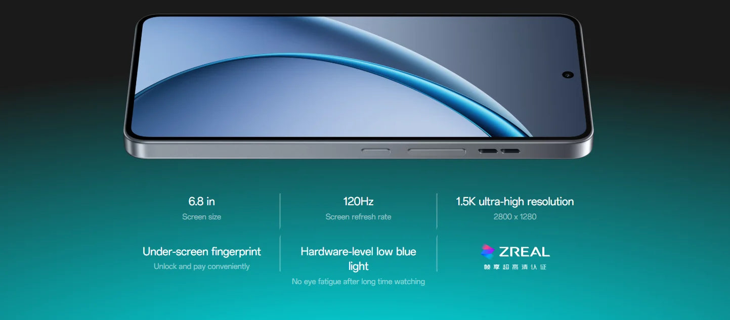 OPPO K13 Turbo Pro 5G Snapdragon 8s Gen4  6.8" AMOLED 120Hz 7000mAh Battery 80W SuperVOOC 50MP Camera NFC OTA  Turbo ColorOS 15