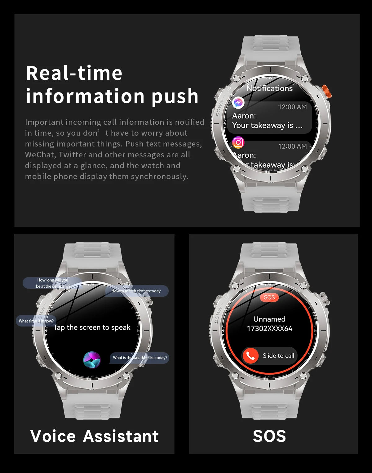 2025 New For Xiaomi IOS Ultra GPS Smart Watch 10ATM Waterproof Built-in Dual-band GNSS Compass Military Sport Men SWIM Bracelet