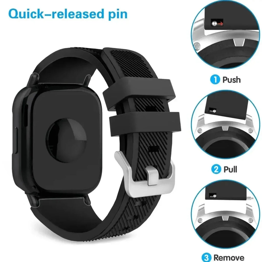 22mm Strap for Redmi Watch 5 Active 5 Lite Smartwatch Replacement Silicone Watchband for Redmi Watch 3 Active 3 Lite Wristband
