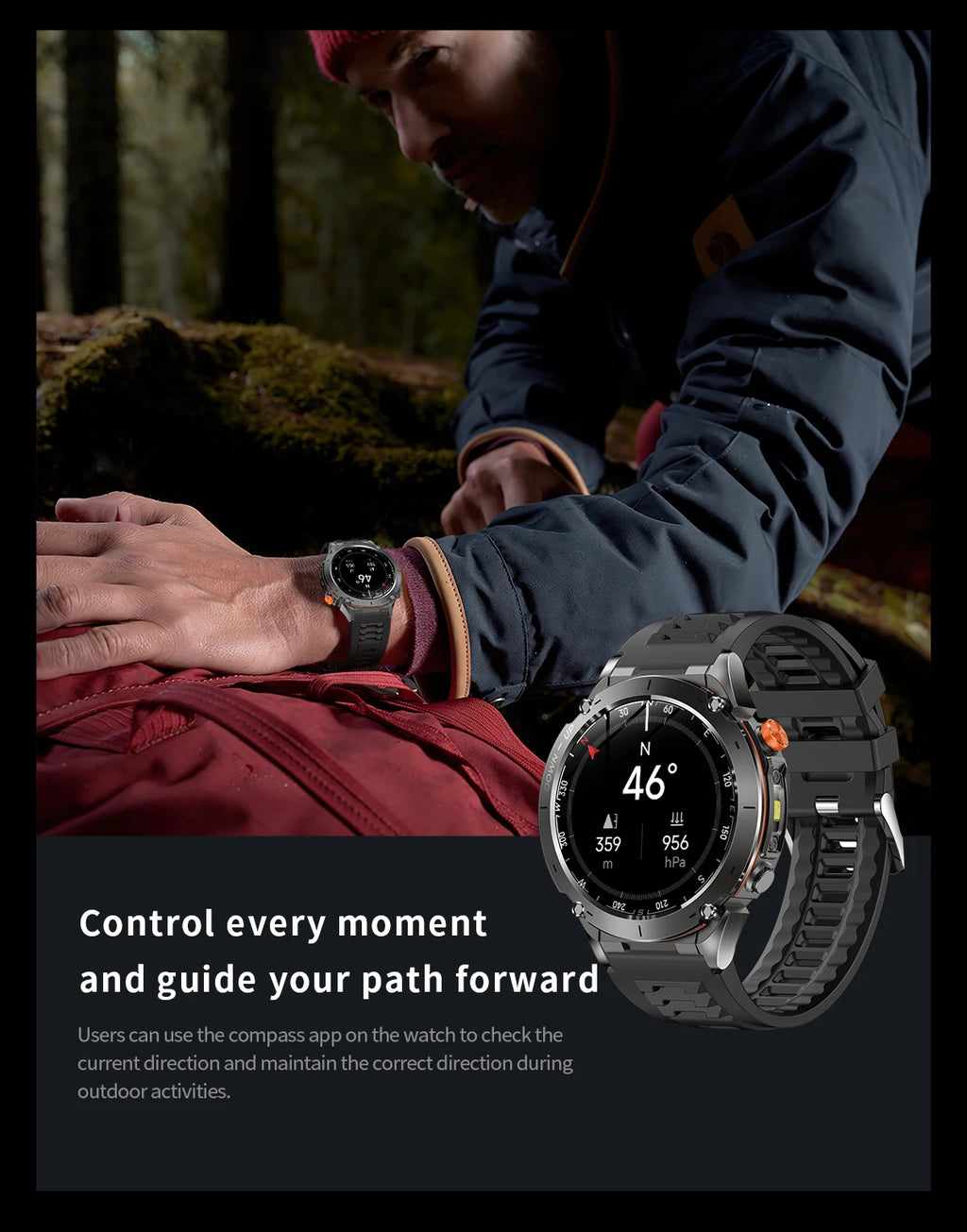 2025 New For Xiaomi IOS Ultra GPS Smart Watch 10ATM Waterproof Built-in Dual-band GNSS Compass Military Sport Men SWIM Bracelet