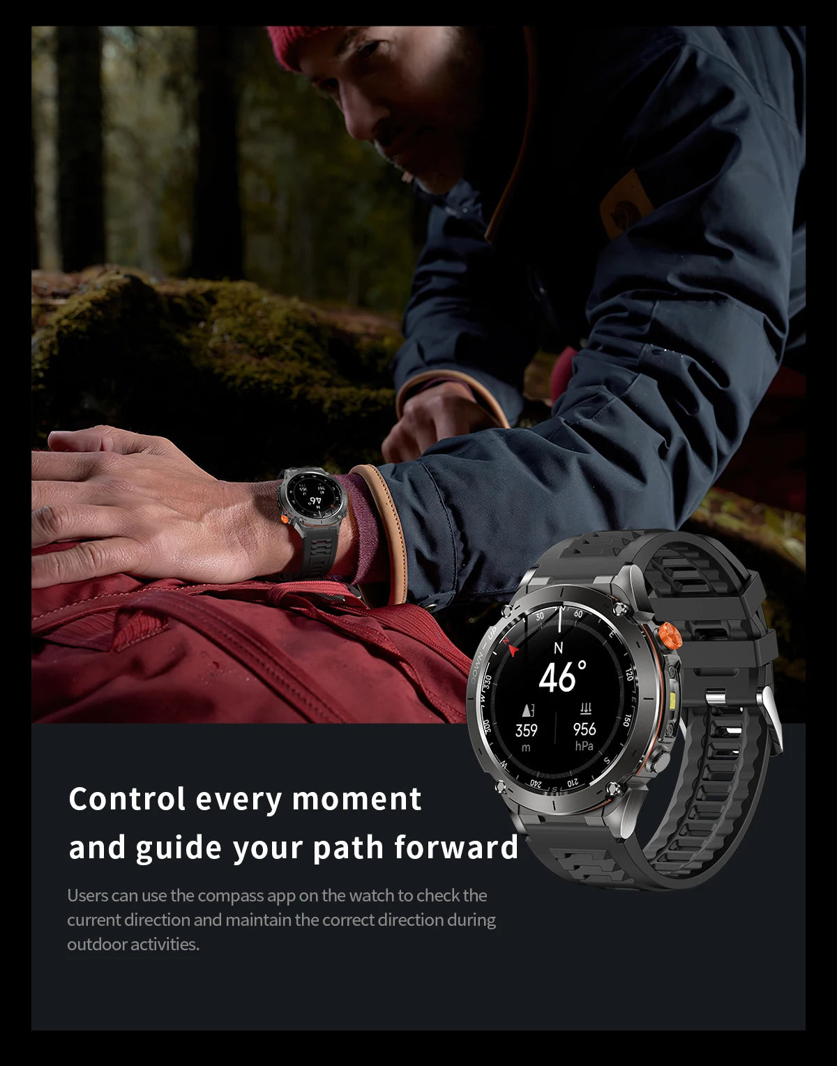 2025 New For Xiaomi IOS Ultra GPS Smart Watch 10ATM Waterproof Built-in Dual-band GNSS Compass Military Sport Men SWIM Bracelet