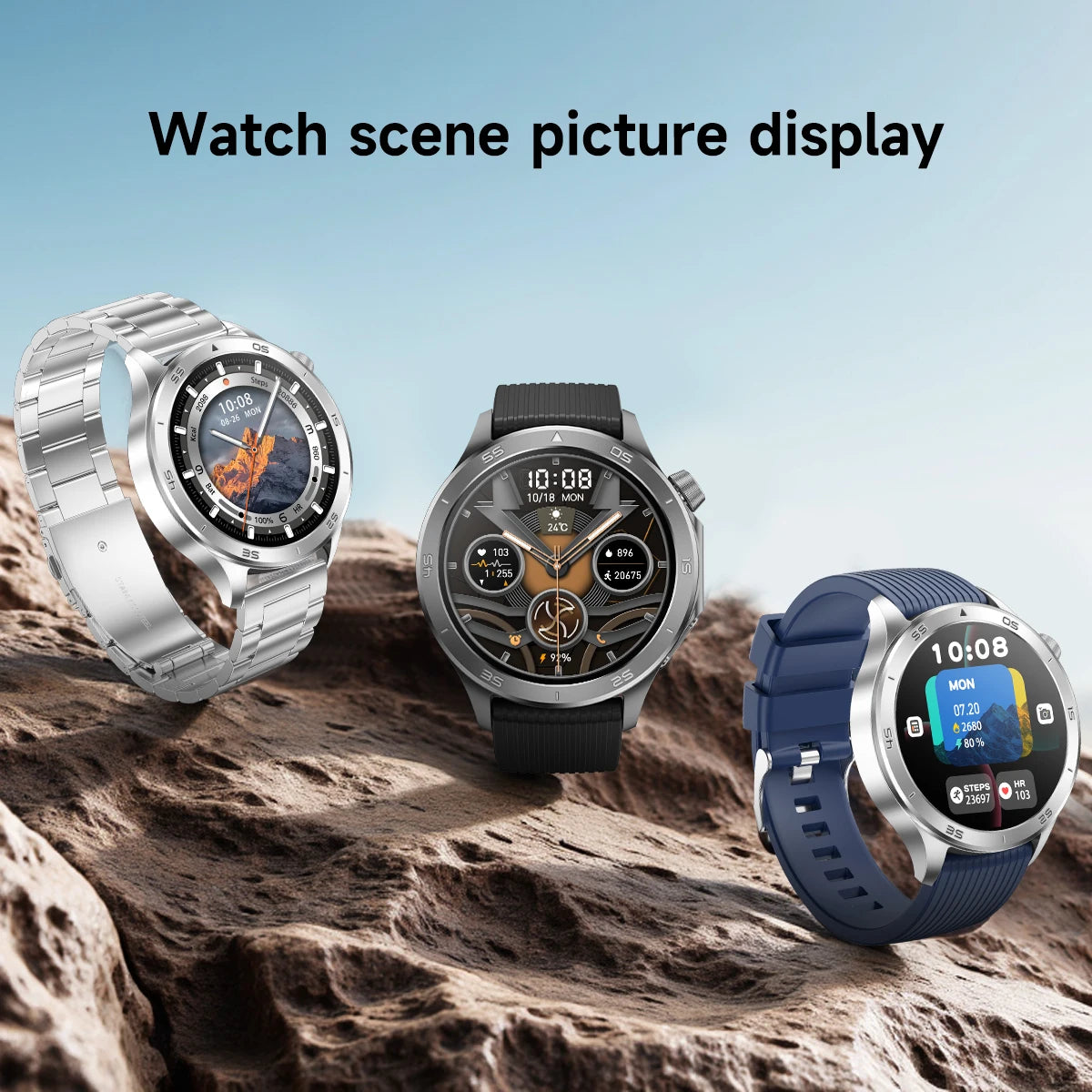 2025New For OPPO Watch X2 Smart Watch Men GPS Track Compass AMOLED Screen Bluetooth Call Heart Rate IP68 Waterproof Smartwatches
