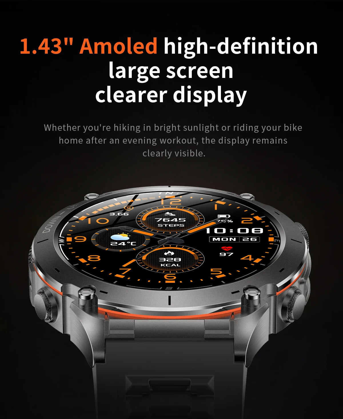 2025 New For Xiaomi IOS Ultra GPS Smart Watch 10ATM Waterproof Built-in Dual-band GNSS Compass Military Sport Men SWIM Bracelet