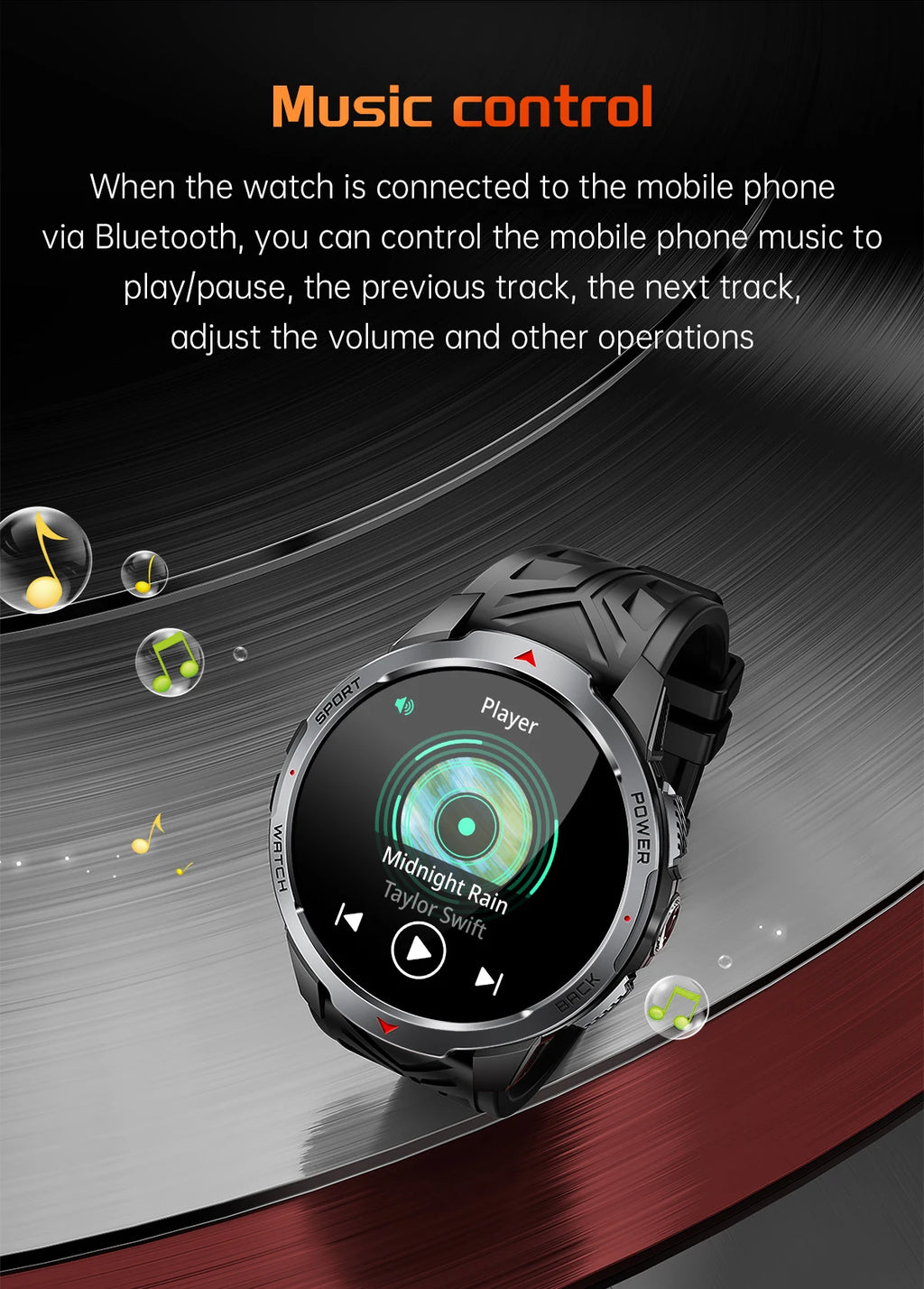 LIGE New Smart Watch Men 1100mah Large Capacity Battery Compass Outdoor 3ATM Waterproof Sports Fitness Bluetooth Call Smartwatch