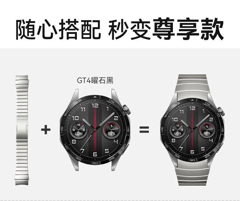 Quick release Strap for Huawei Watch GT5 46mm Original Metal Stainless Steel Wristband for 22mm Huawei Watch GT5 GT4 46mm Band