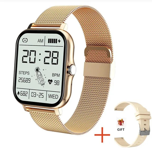 Sport Smart Watch Fitness Clock Health Monitor Waterproof Smartwatch Bluetooth Call Watches for Men Women IOS Xiaomi Huawei 2025