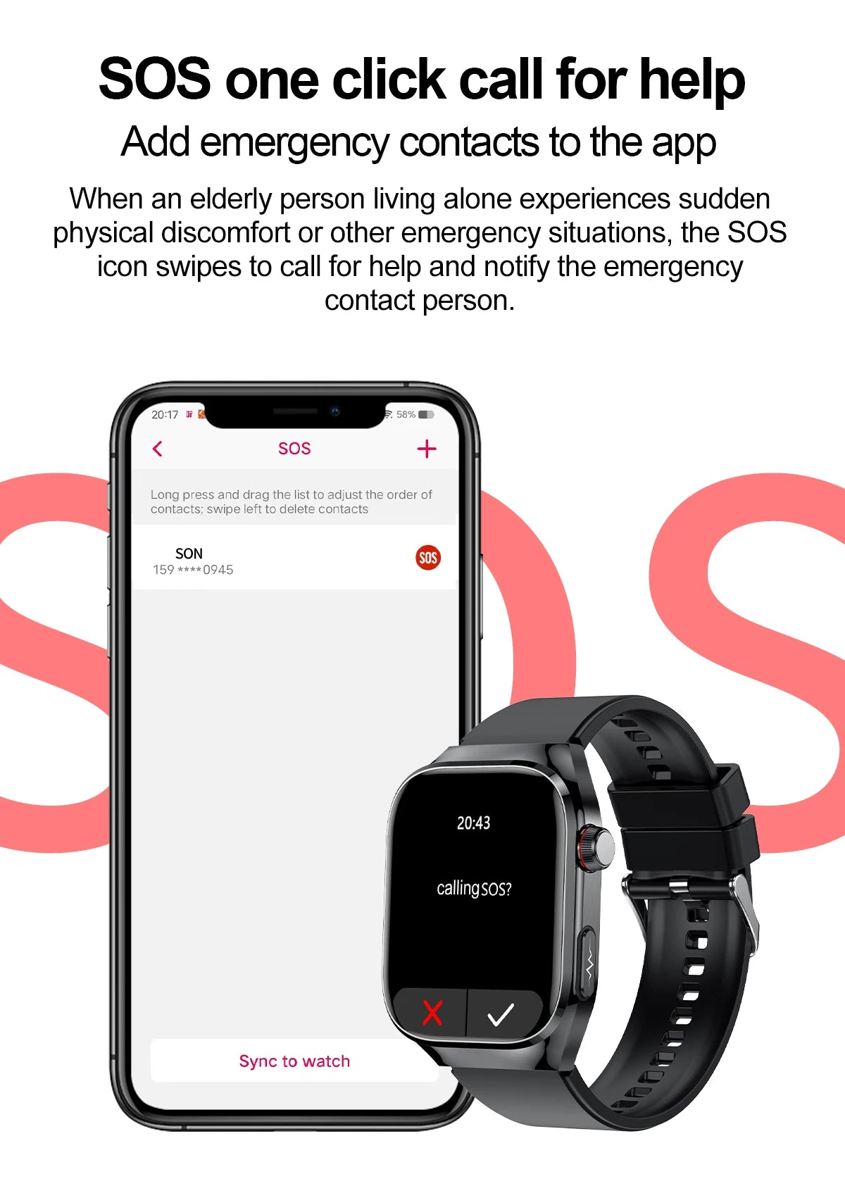 New Blood Pressure Uric Acid Body Fat Smartwatch Micro Physical Examination Five Organ Health Watches Bluetooth Call Smart Watch