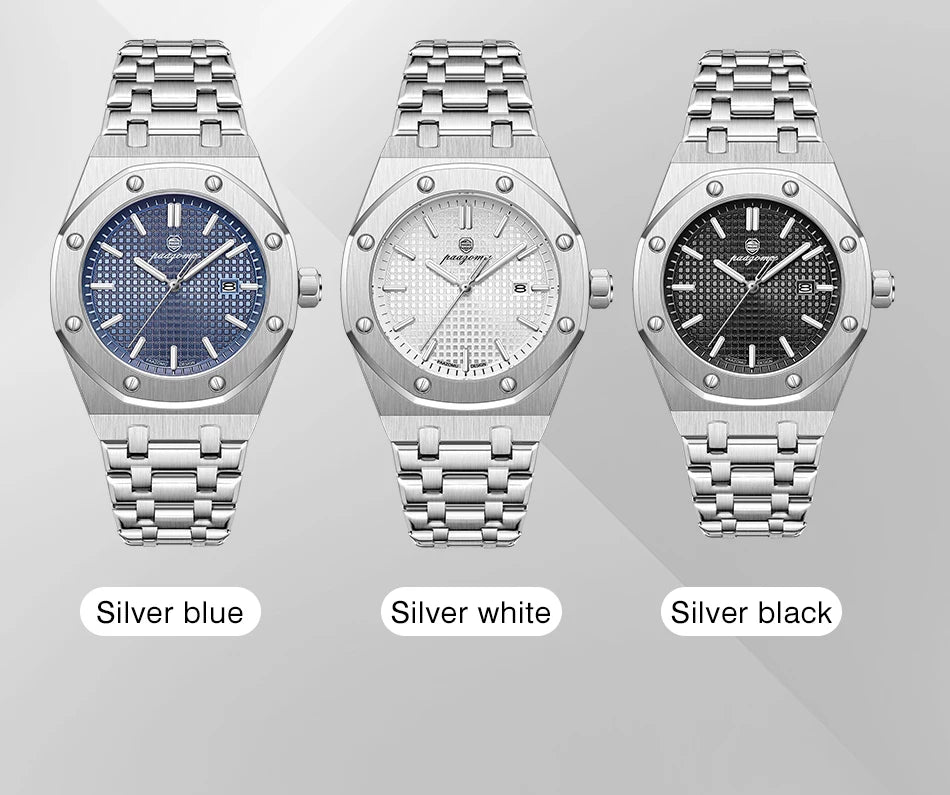 PAAZOMU Top Luxury Man Watch Waterproof Luminous Date Men Watch Stainless Steel Male Clock Sport Fashion Men's Quartz Watches