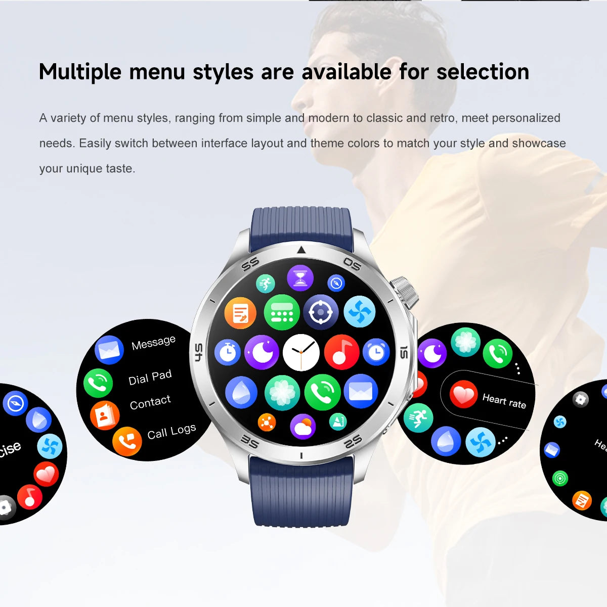 2025New For OPPO Watch X2 Smart Watch Men GPS Track Compass AMOLED Screen Bluetooth Call Heart Rate IP68 Waterproof Smartwatches