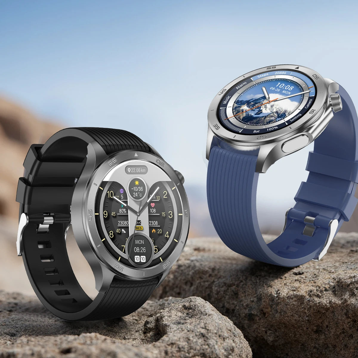 2025New For OPPO Watch X2 Smart Watch Men GPS Track Compass AMOLED Screen Bluetooth Call Heart Rate IP68 Waterproof Smartwatches