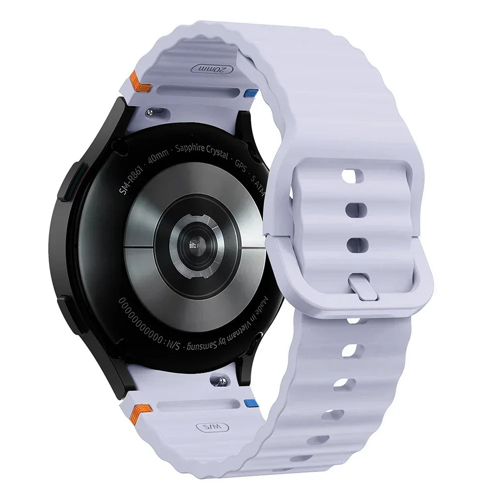 Original Silicone band for Samsung Galaxy Watch 7 FE 6 4 Classic 5 pro 44mm 40mm 43mm 47mm 45mm Bracelet Galaxy Watch6 7 Strap