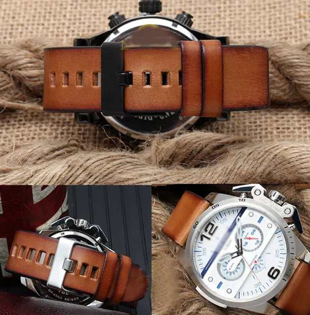 Genuine Leather watch strap For Diesel Dz7406 Dz7408 Dz4476 Dz4343 Cowhide WatchBand wristband bracelet Accessories 22 24mm 26mm
