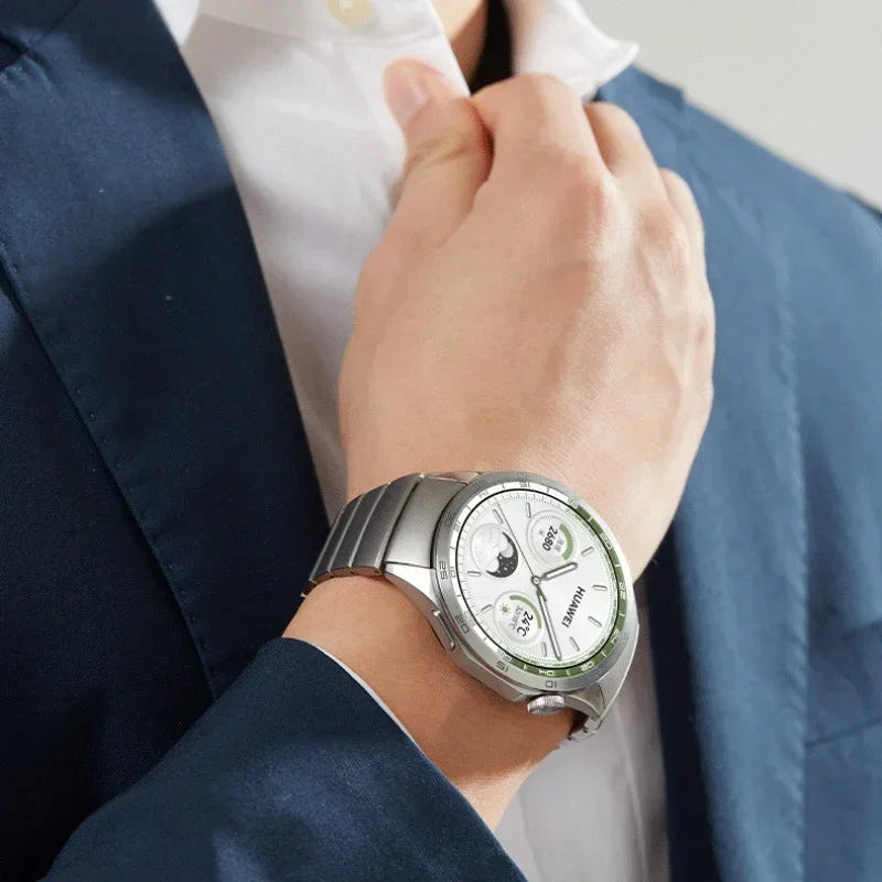 Quick release Strap for Huawei Watch GT5 46mm Original Metal Stainless Steel Wristband for 22mm Huawei Watch GT5 GT4 46mm Band