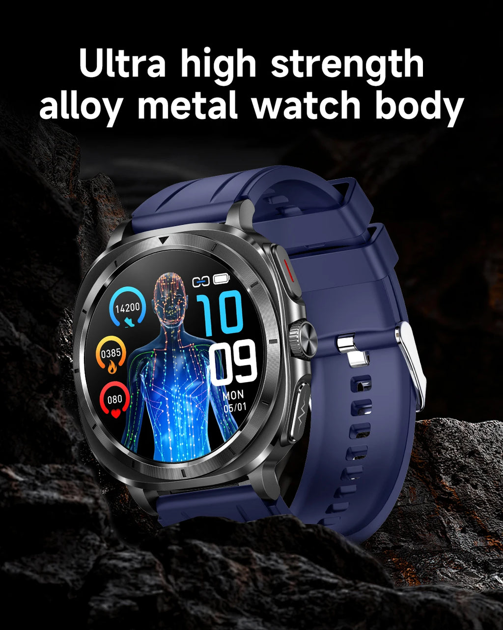 2025 New For XIAOMI Health Watch Uric Acid Blood Pressure Blood oxygen Body Analysis Body Fat SmartWatch ECG+PPG Clock Women Men