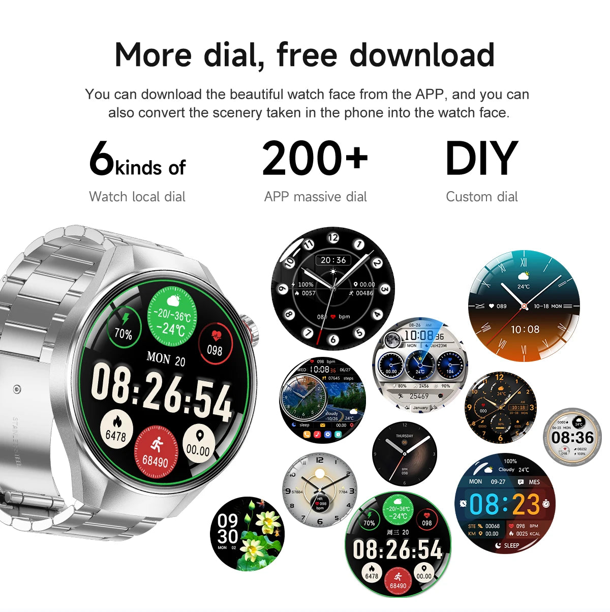 2025 New Watch G5 PlUS Smart Watch Men 1.75" HD AMOLED Screen GPS Track Heart Rate Bluetooth Call Compass SmartWatch