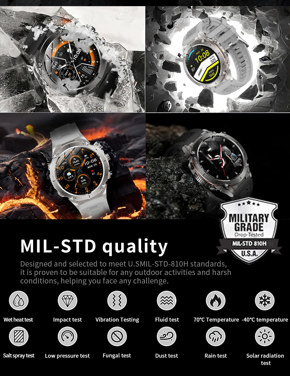 2025 New For Xiaomi IOS Ultra GPS Smart Watch 10ATM Waterproof Built-in Dual-band GNSS Compass Military Sport Men SWIM Bracelet