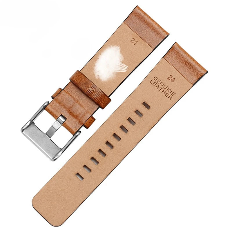 Genuine Leather watch strap For Diesel Dz7406 Dz7408 Dz4476 Dz4343 Cowhide WatchBand wristband bracelet Accessories 22 24mm 26mm
