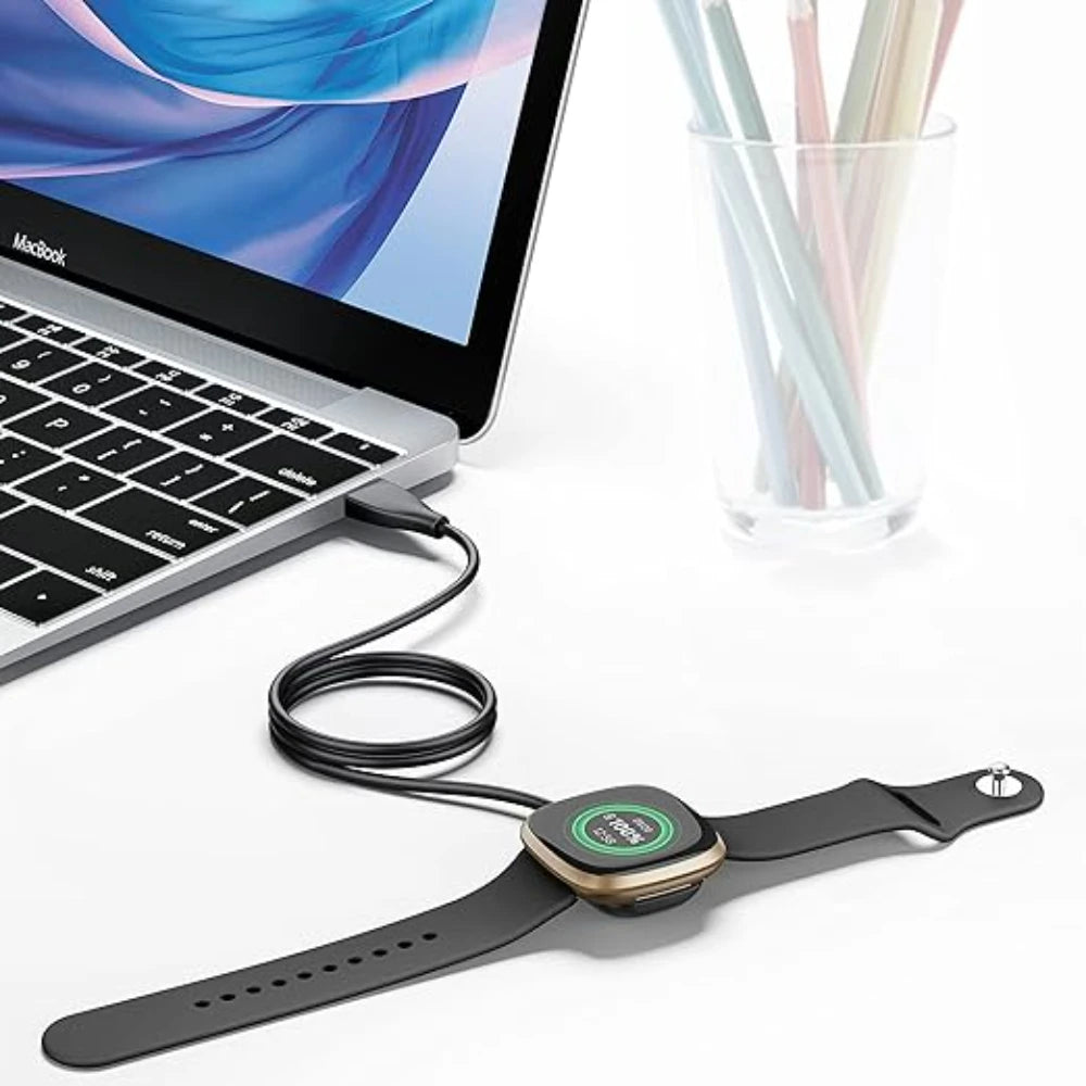 For Fitbit Sense/Sense 2/Versa 4/Versa 3 Charger USB Charger Smart watch Charging  Cable Replacement Charger 3.3ft