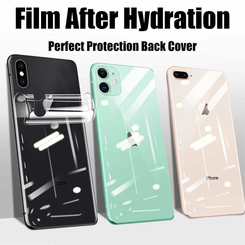 4PCS Hydrogel Film For iPhone 11 12 13 14 15 16 Pro Max Screen Protectors For iPhone 14 15 16 Plus 11 12 13 Back Film Not Glass