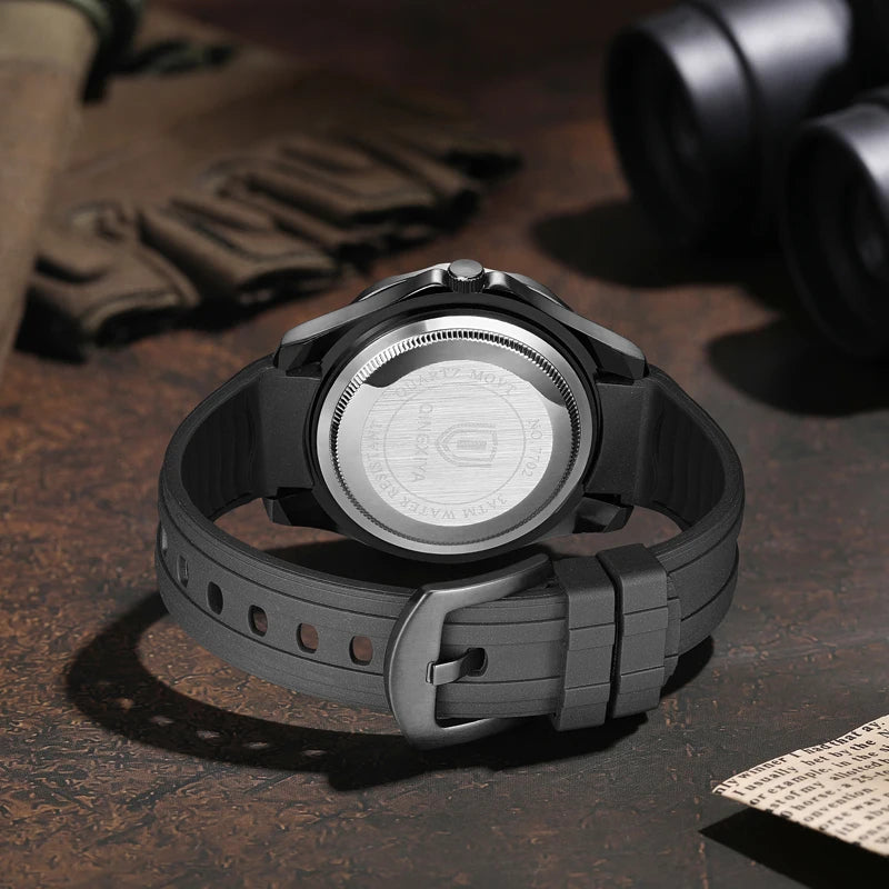 QINGXIYA Mens Watches Top Brand Luxury Watch Men Silicone Military Sports Waterproof Date Quartz Watch For Men Relogio Masculino