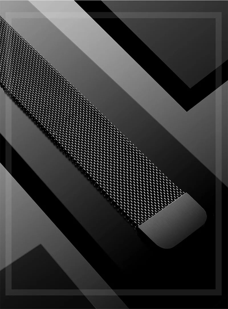 20 22mm Milanese Loop For Samsung watch 3 4 5 6/Active 2/S3 WatchBand For Garmin Forerunner 55 158 245 645 965 265 745 SQ2 MUSIC