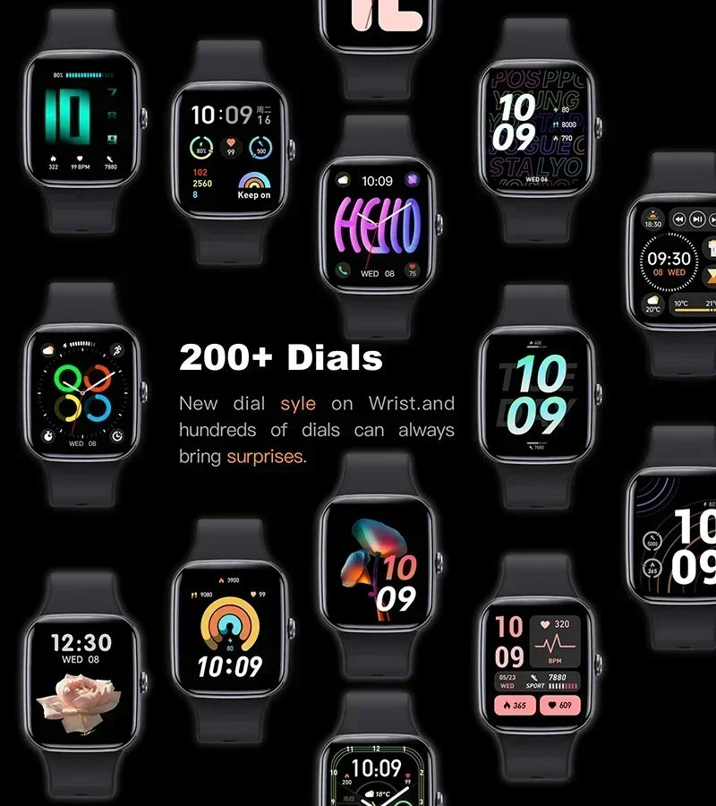 NNEOBA Waterproof Smart Fitness Watch Maroon