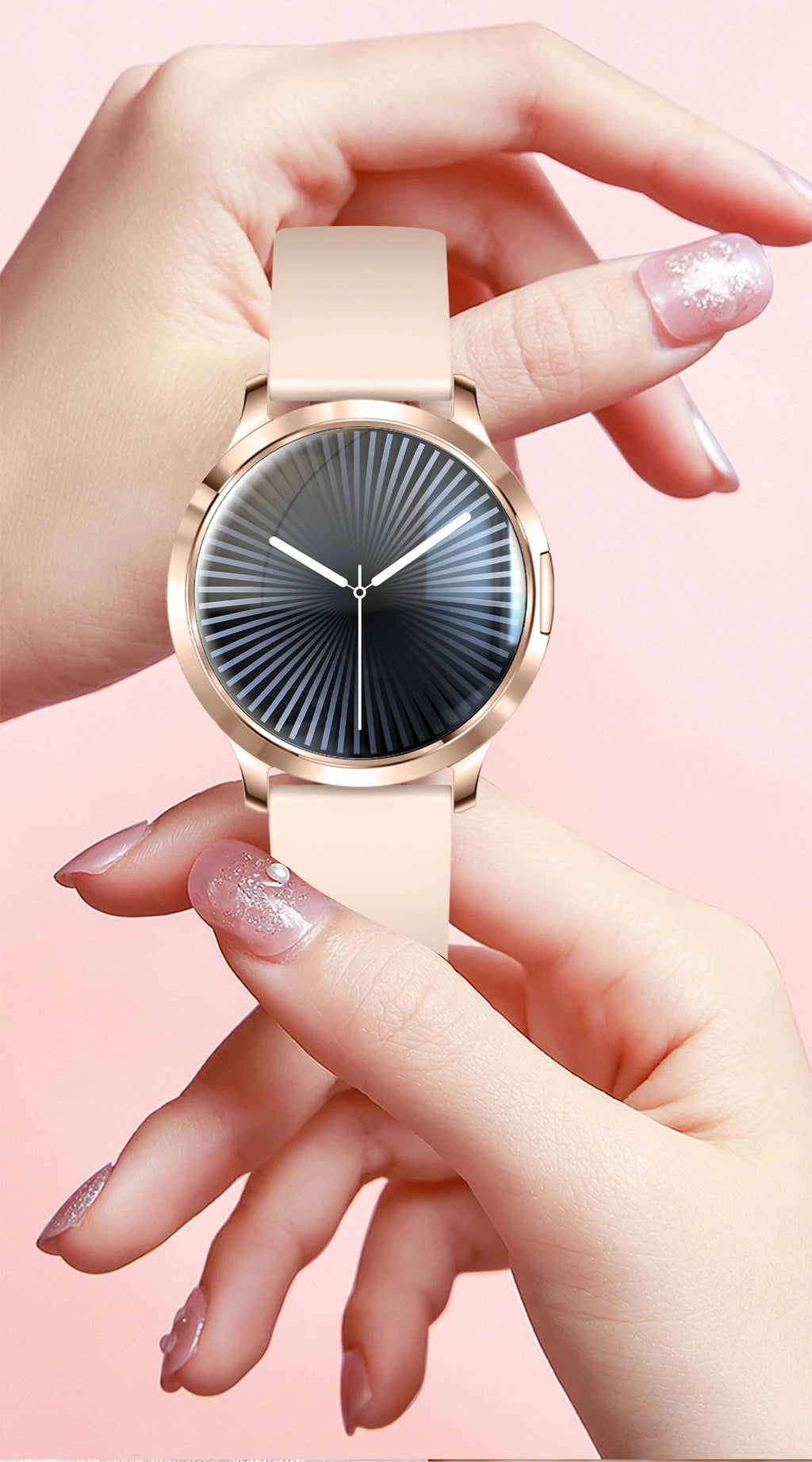 New Smart Watch Women 1.32"Ultra-thin AMOLED HD Screen Sport Fitness Bracelet Custom Watch Face Bluetooth Call Luxury Smartwatch