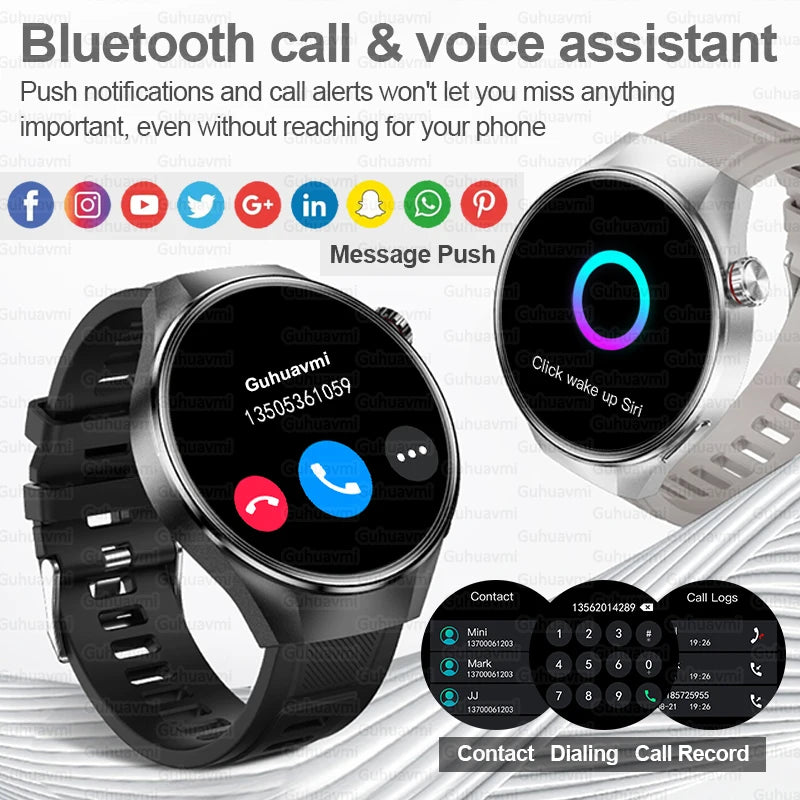 2025 New Watch G5 PlUS Smart Watch Men 1.75" HD AMOLED Screen GPS Track Heart Rate Bluetooth Call Compass SmartWatch