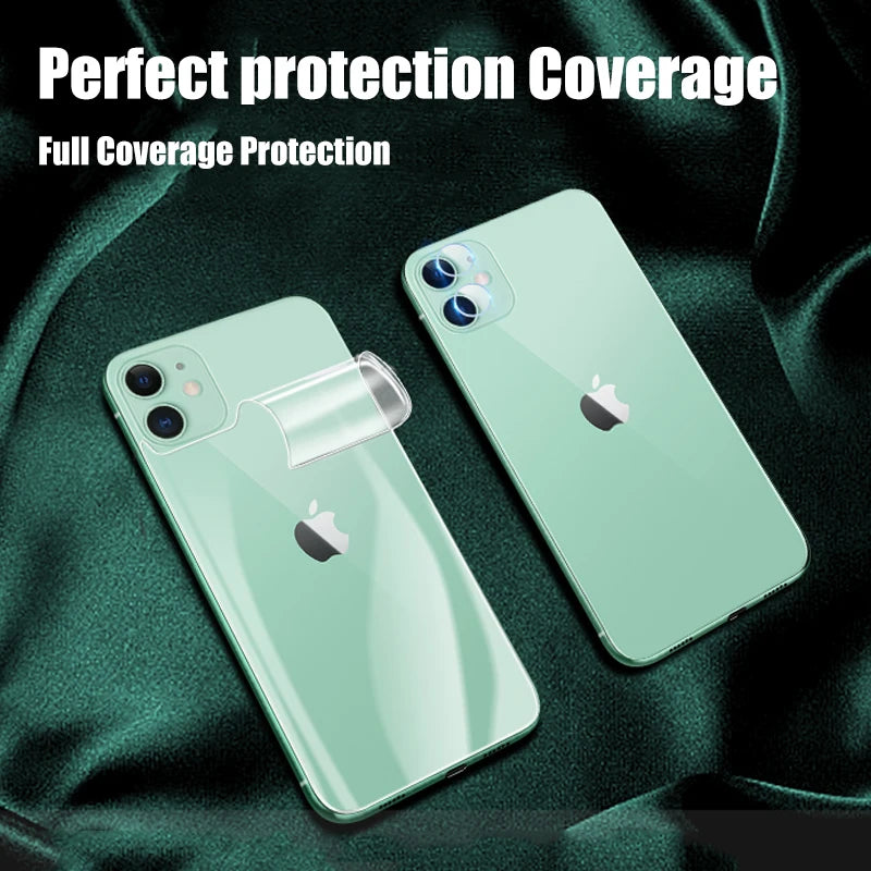 4PCS Hydrogel Film For iPhone 11 12 13 14 15 16 Pro Max Screen Protectors For iPhone 14 15 16 Plus 11 12 13 Back Film Not Glass