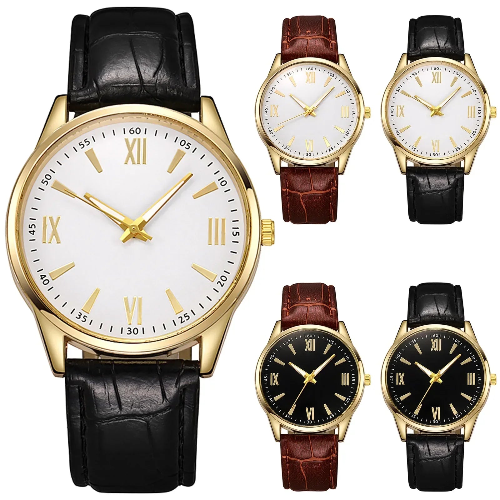 Luxury Minimalist Watch for Men Leather Ultra Thin Band Leather Man Business Wristwatches Casual Quartz Watches Reloj Hombre